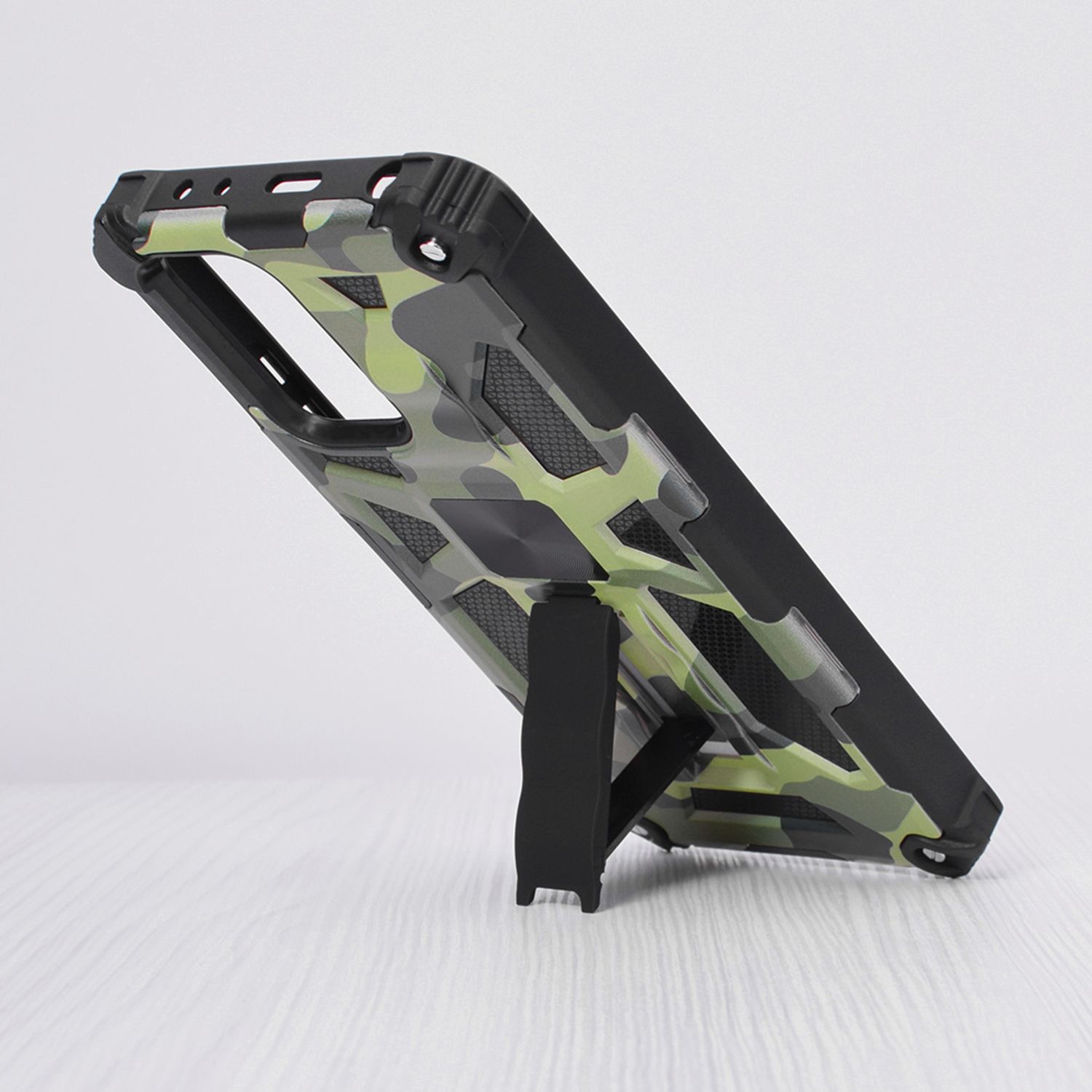 Husa antisoc Techsuit - Blazor Series - Xiaomi Redmi Note 10 Pro - Camo Lime fotografia produsului View 3 L