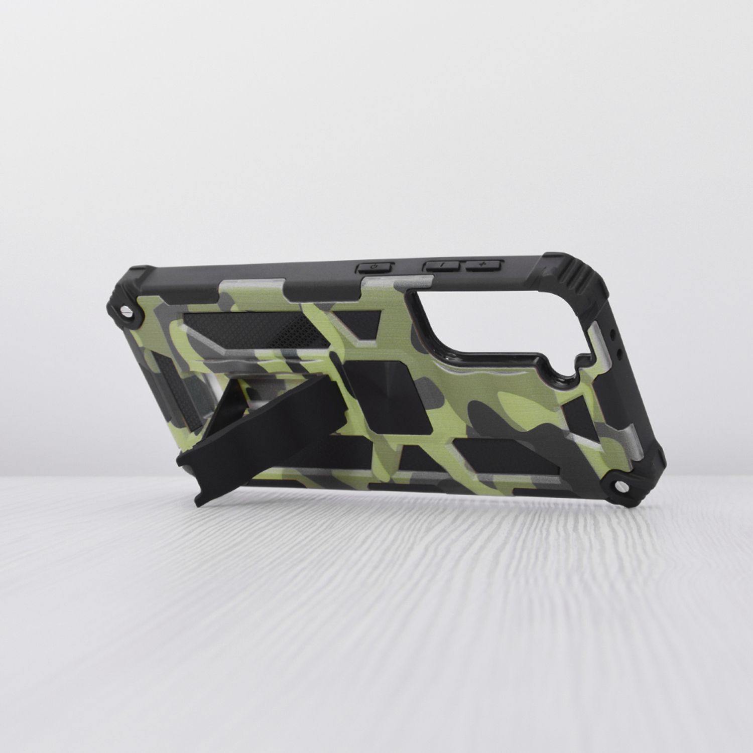 Husa antisoc Techsuit - Blazor Series - Samsung Galaxy S21 - Camo Lime fotografia produsului View 2 L