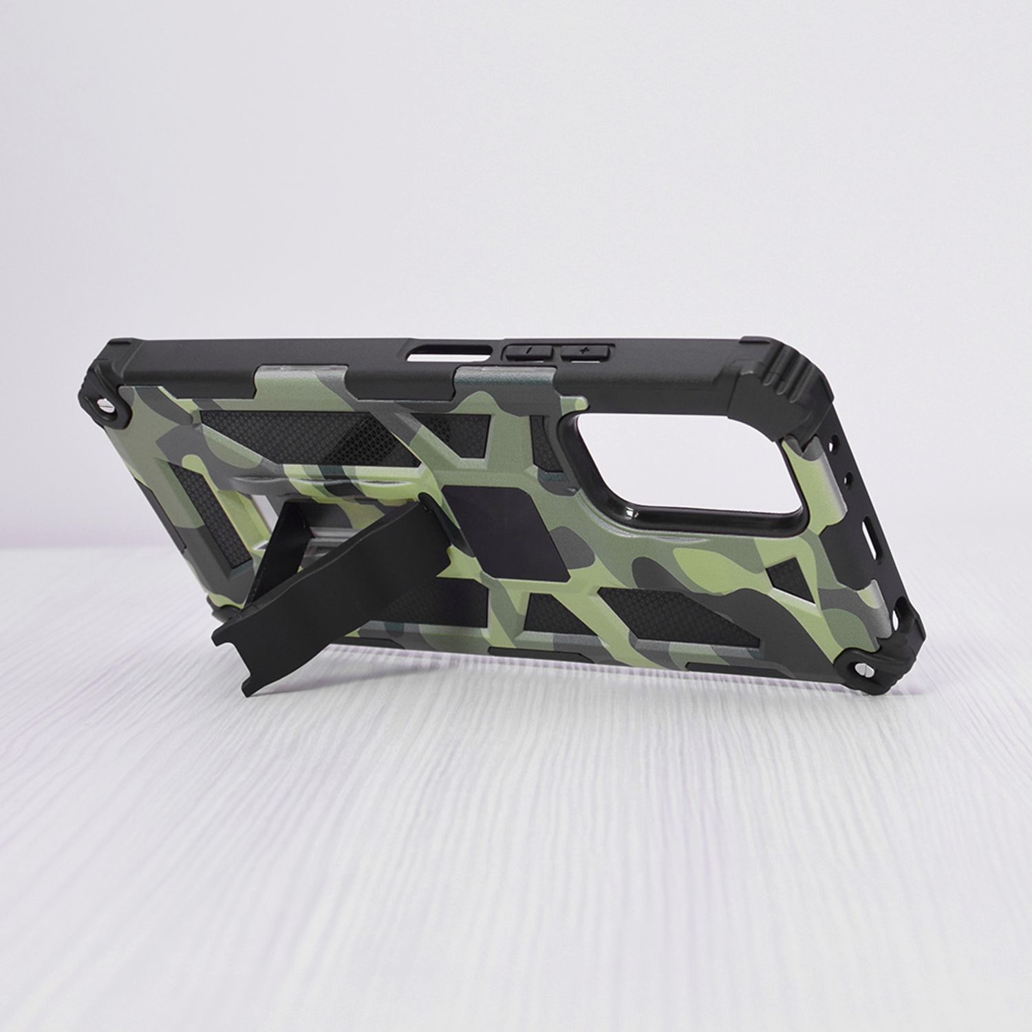 Husa antisoc Techsuit - Blazor Series - Xiaomi Redmi Note 10 Pro - Camo Lime fotografia produsului View 2 L