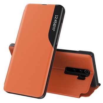 Husa tip carte techsuit - efold series - xiaomi redmi note 8 pro - orange
