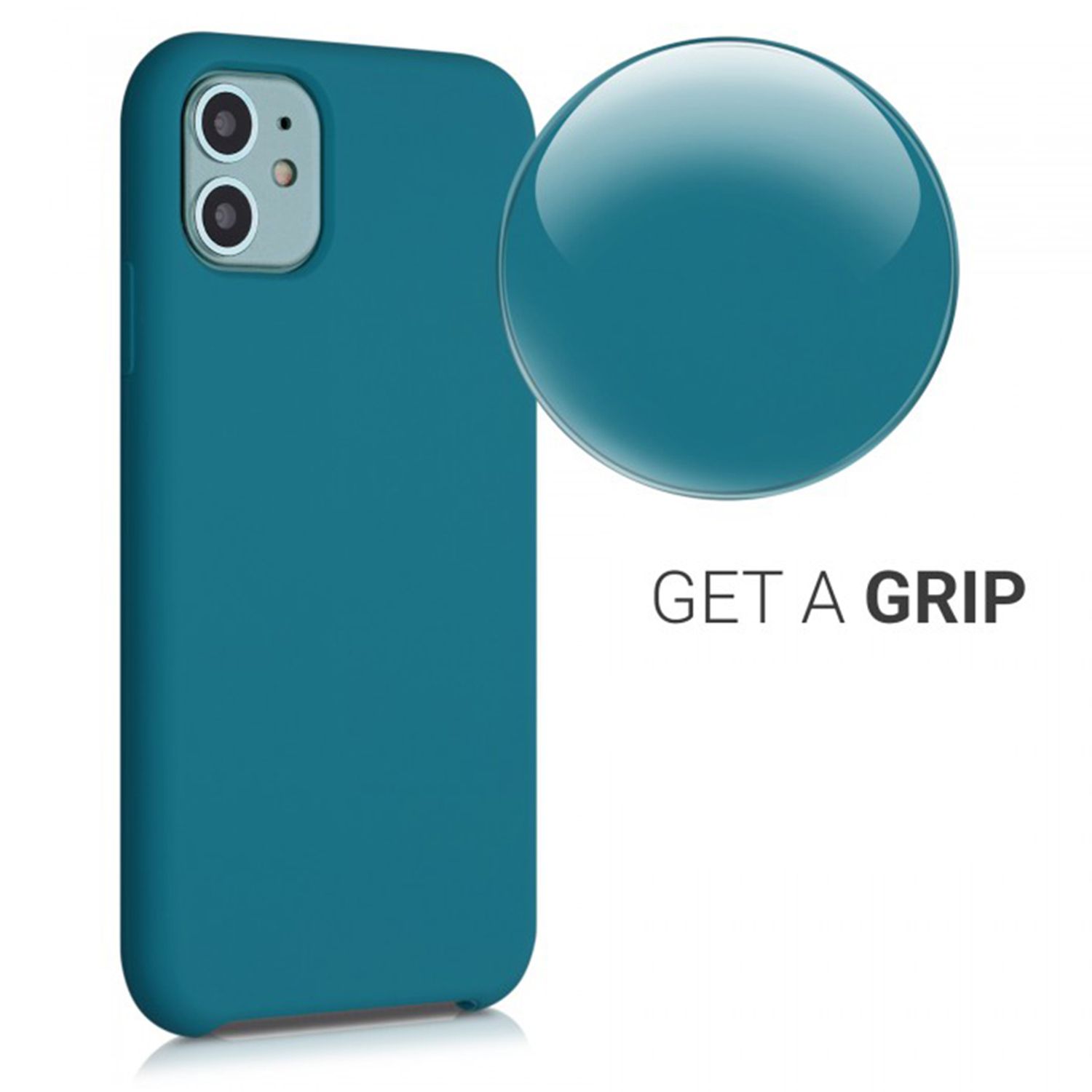 Husa premium Techsuit - Soft Edge Silicone - iPhone 12 Mini - Denim Blue fotografia produsului View 3 L
