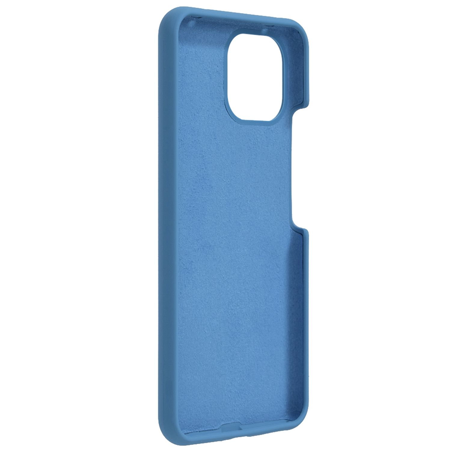 Husa premium Techsuit - Soft Edge Silicone - Xiaomi Mi 11 Lite - Denim Blue fotografia produsului View 3 L