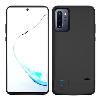 Husa cu acumulator techsuit - samsung galaxy note 10 plus - 6000 mah - black