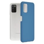 Husa premium Techsuit - Soft Edge Silicone - Samsung Galaxy A03s - Denim Blue fotografia produsului