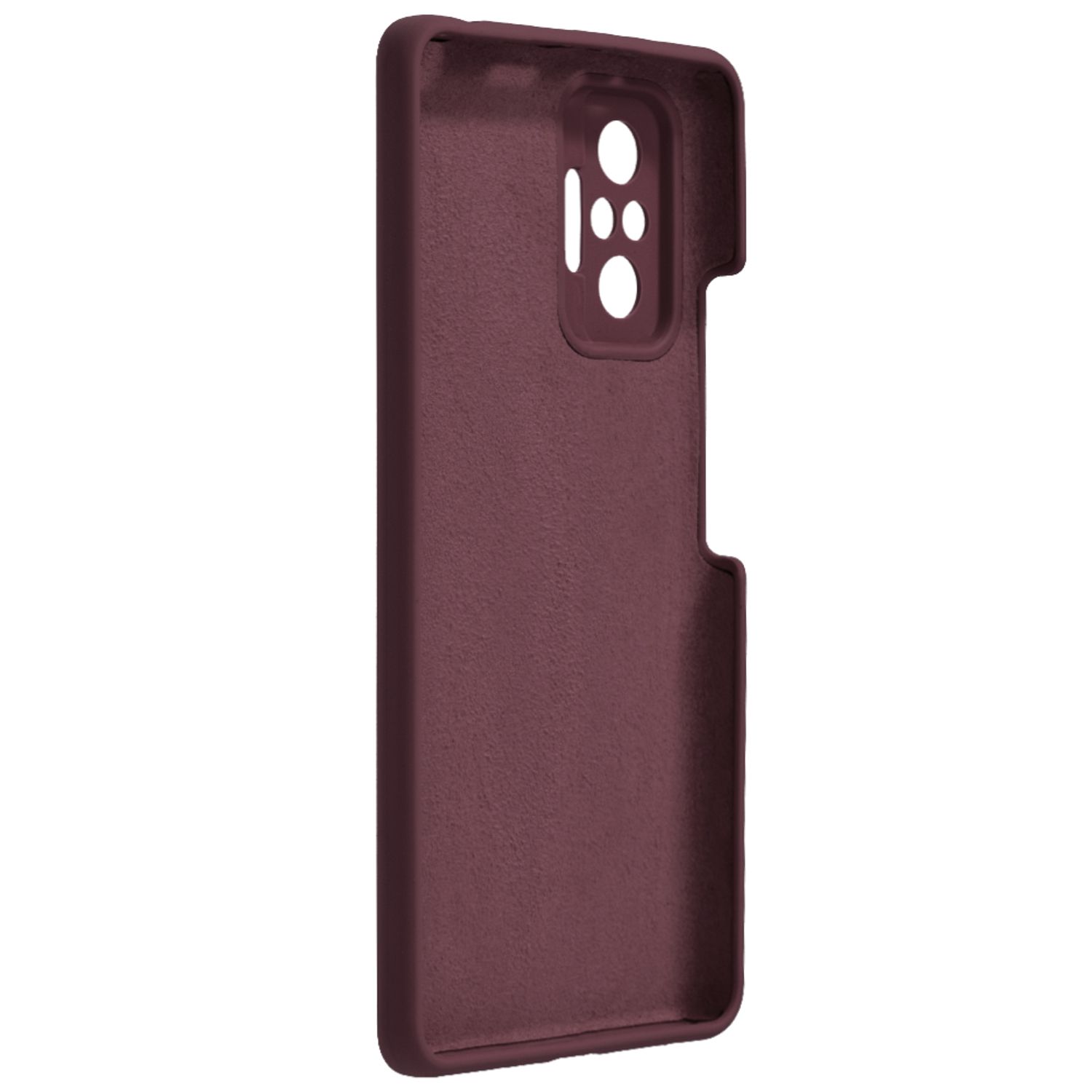 Husa premium Techsuit - Soft Edge Silicone - Xiaomi Redmi Note 10 Pro - Plum Violet fotografia produsului View 3 L