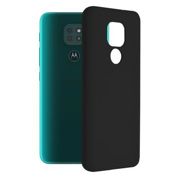 Husa premium techsuit - soft edge silicone - motorola moto g9 play - black