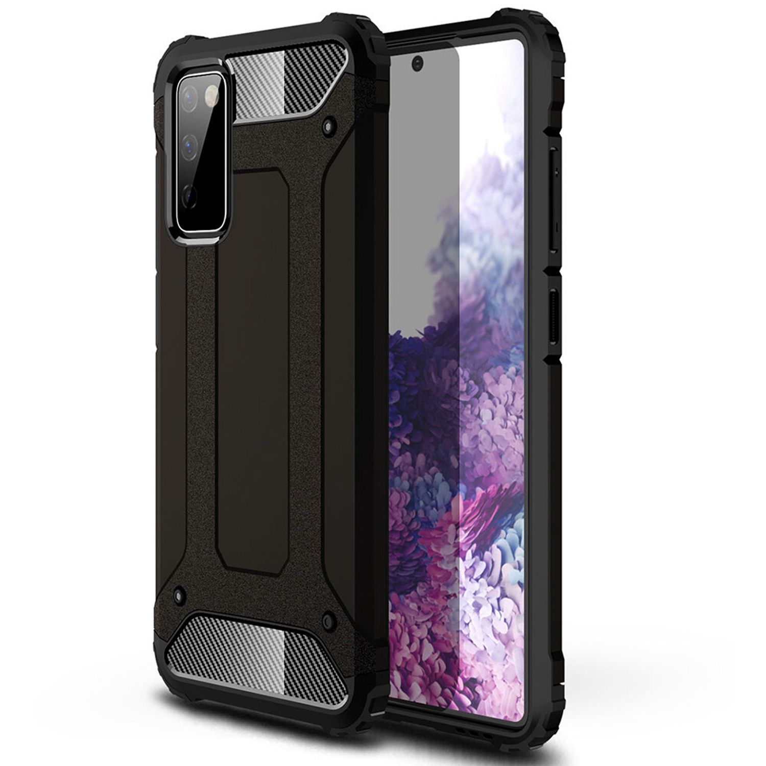 Husa Techsuit - Hybrid Armor - Samsung Galaxy S20 FE - Black fotografia produsului