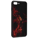 Husa cu spate din sticla Techsuit - Glaze Series - iPhone 7 Plus - Red Nebula fotografia produsului View 2 S
