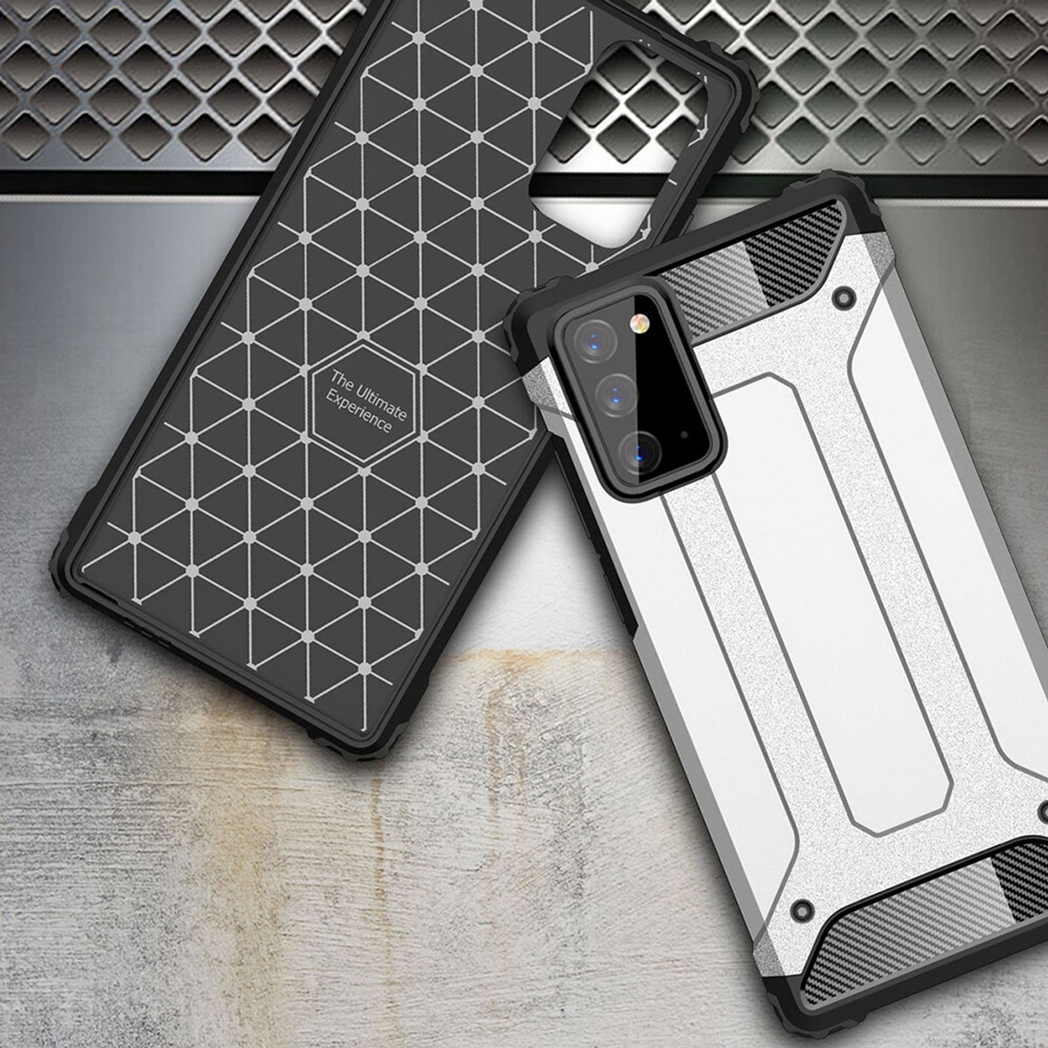 Husa Techsuit - Hybrid Armor - Samsung Galaxy Note 20 - Black fotografia produsului View 3 L