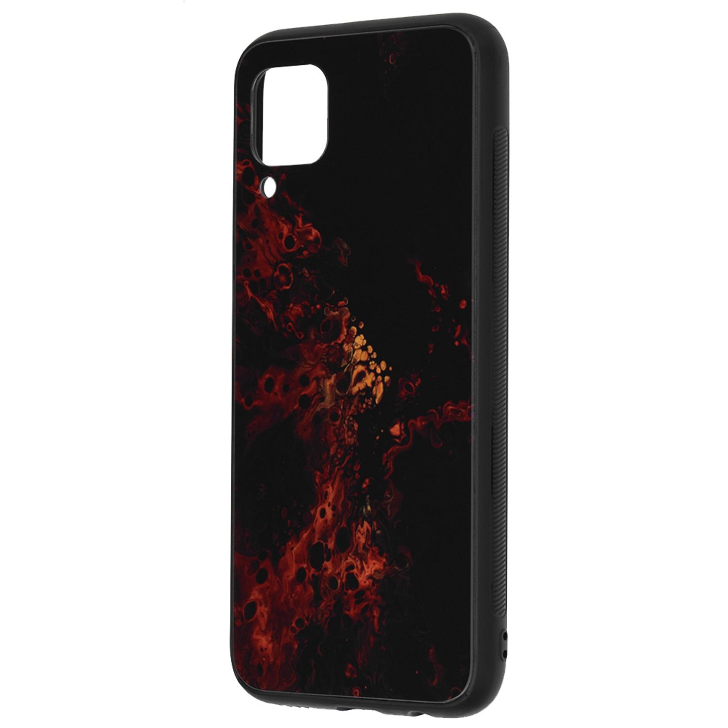 Husa cu spate din sticla Techsuit - Glaze Series - Huawei P40 Lite - Red Nebula fotografia produsului View 2 L
