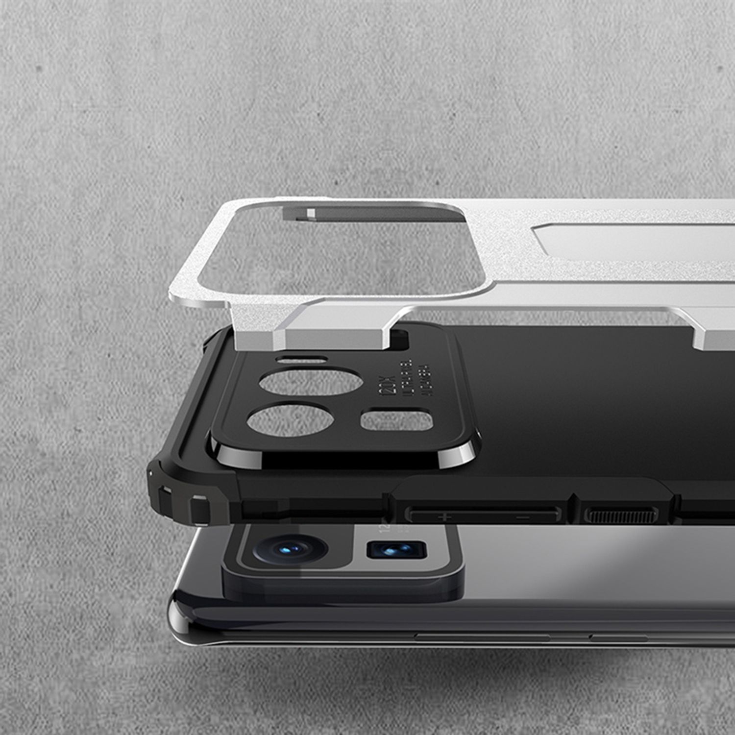 Husa Techsuit - Hybrid Armor - Xiaomi Mi 11 Ultra - Black fotografia produsului View 3 L