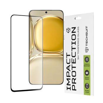 Folie sticla huawei p50,full cover, full glue glass, black