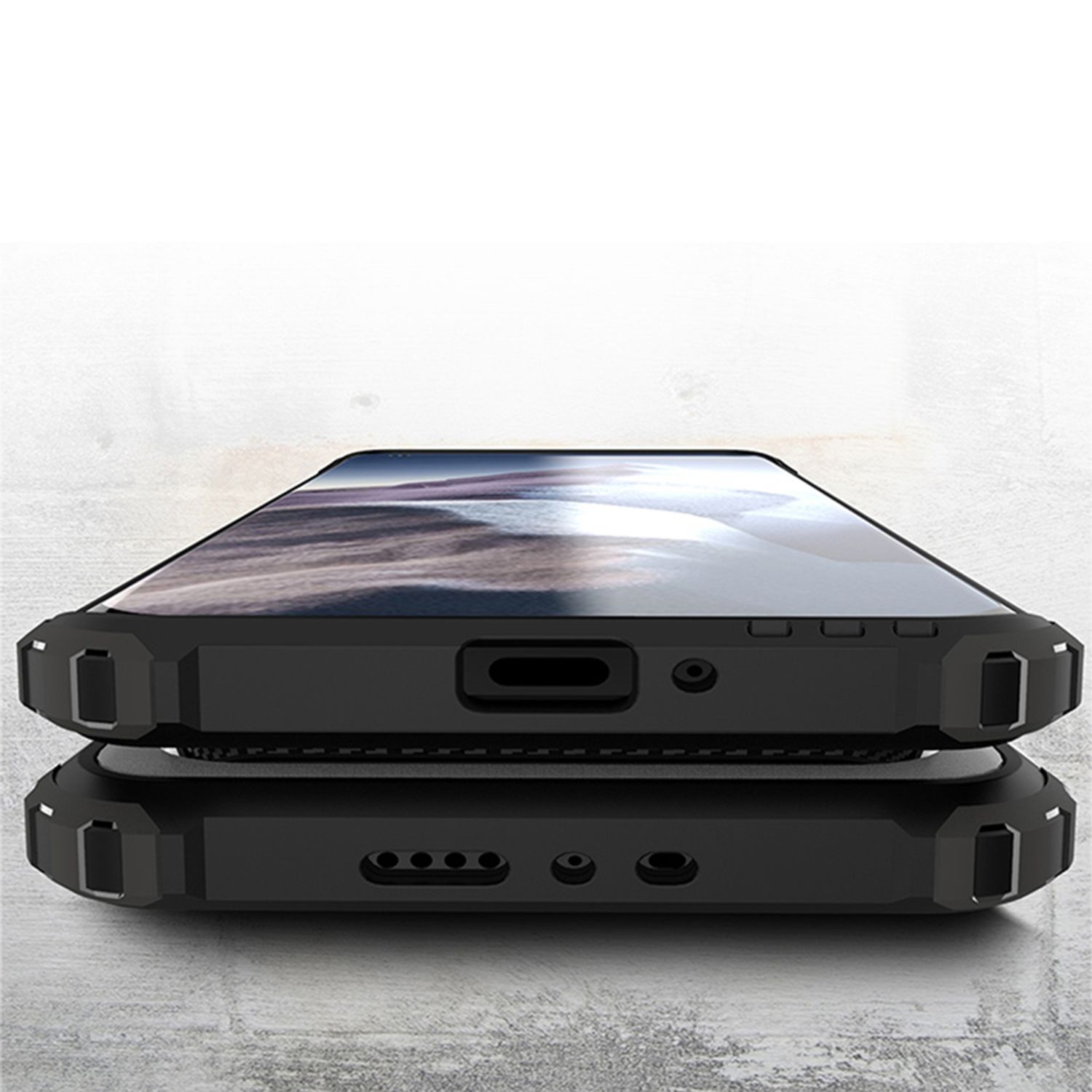 Husa Techsuit - Hybrid Armor - Xiaomi Mi 11 Ultra - Black fotografia produsului View 2 L
