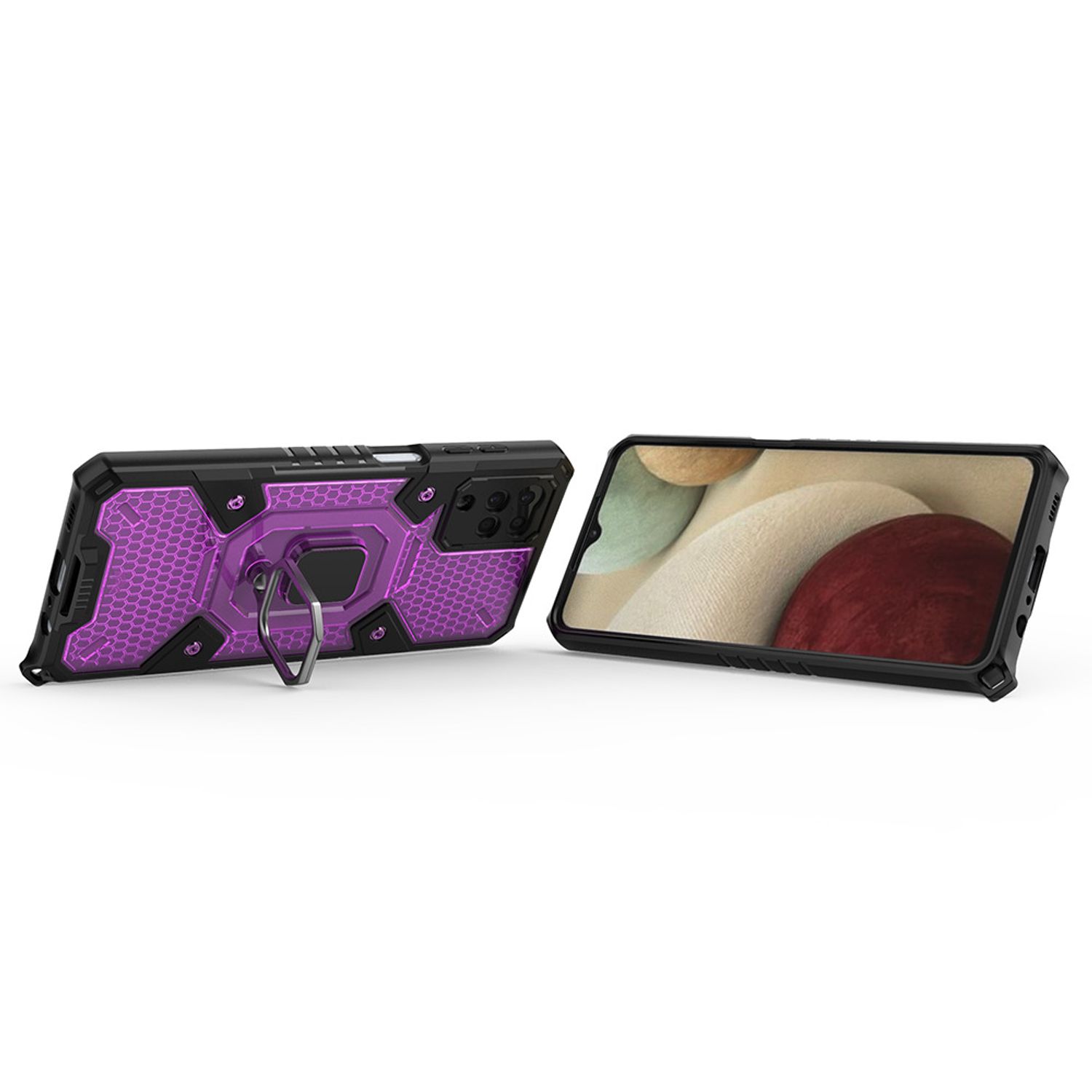 Husa Techsuit - Honeycomb Armor - Samsung Galaxy A12 - violet fotografia produsului View 2 L