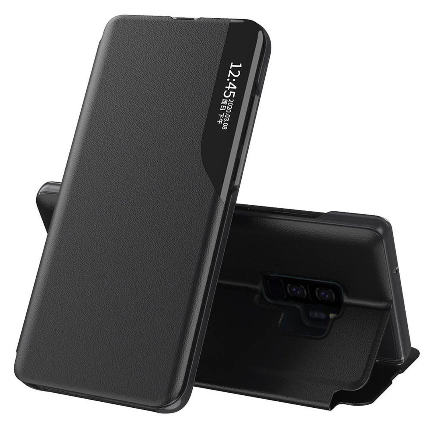 Husa tip carte Techsuit - eFold Series - Samsung Galaxy S9 Plus - Black fotografia produsului