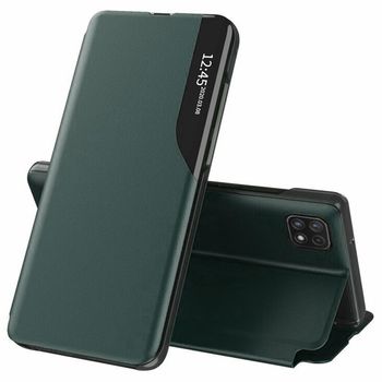 Husa tip carte techsuit - efold series - samsung galaxy a22 5g - dark green