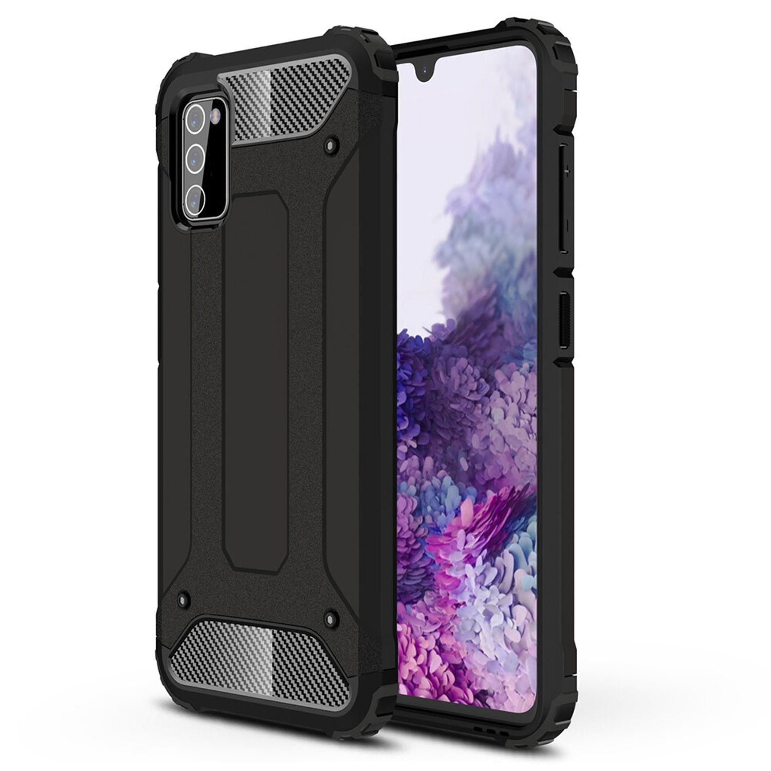 Husa Techsuit - Hybrid Armor - Samsung Galaxy A02s - Black fotografia produsului