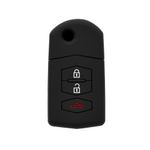 Husa din silicon pentru cheie auto Techsuit - Mazda 2, 3, 5, 6, CX7 (1017.01) fotografia produsului