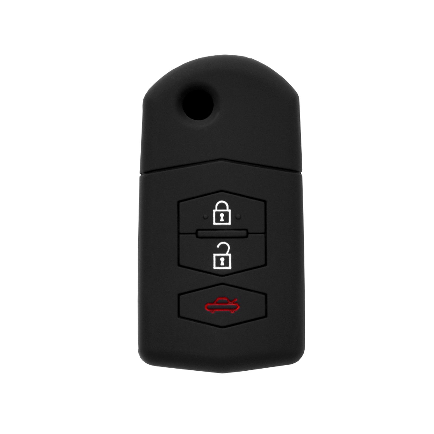 Husa din silicon pentru cheie auto Techsuit - Mazda 2, 3, 5, 6, CX7 (1017.01) fotografia produsului