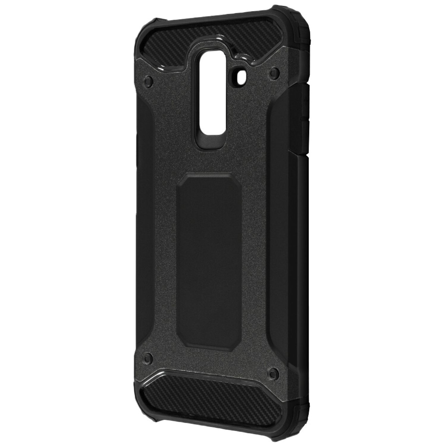Husa Techsuit - Hybrid Armor - Samsung Galaxy A6 Plus 2018 - Black fotografia produsului View 2 L