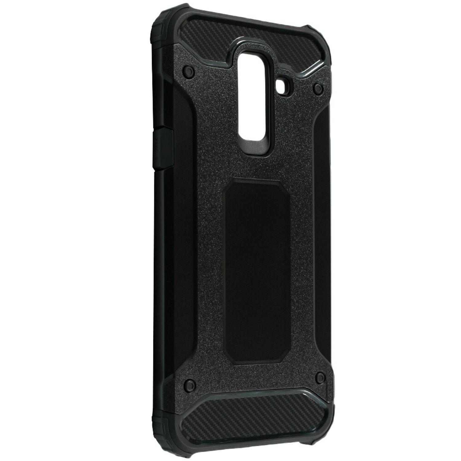 Husa Techsuit - Hybrid Armor - Samsung Galaxy A6 Plus 2018 - Black fotografia produsului