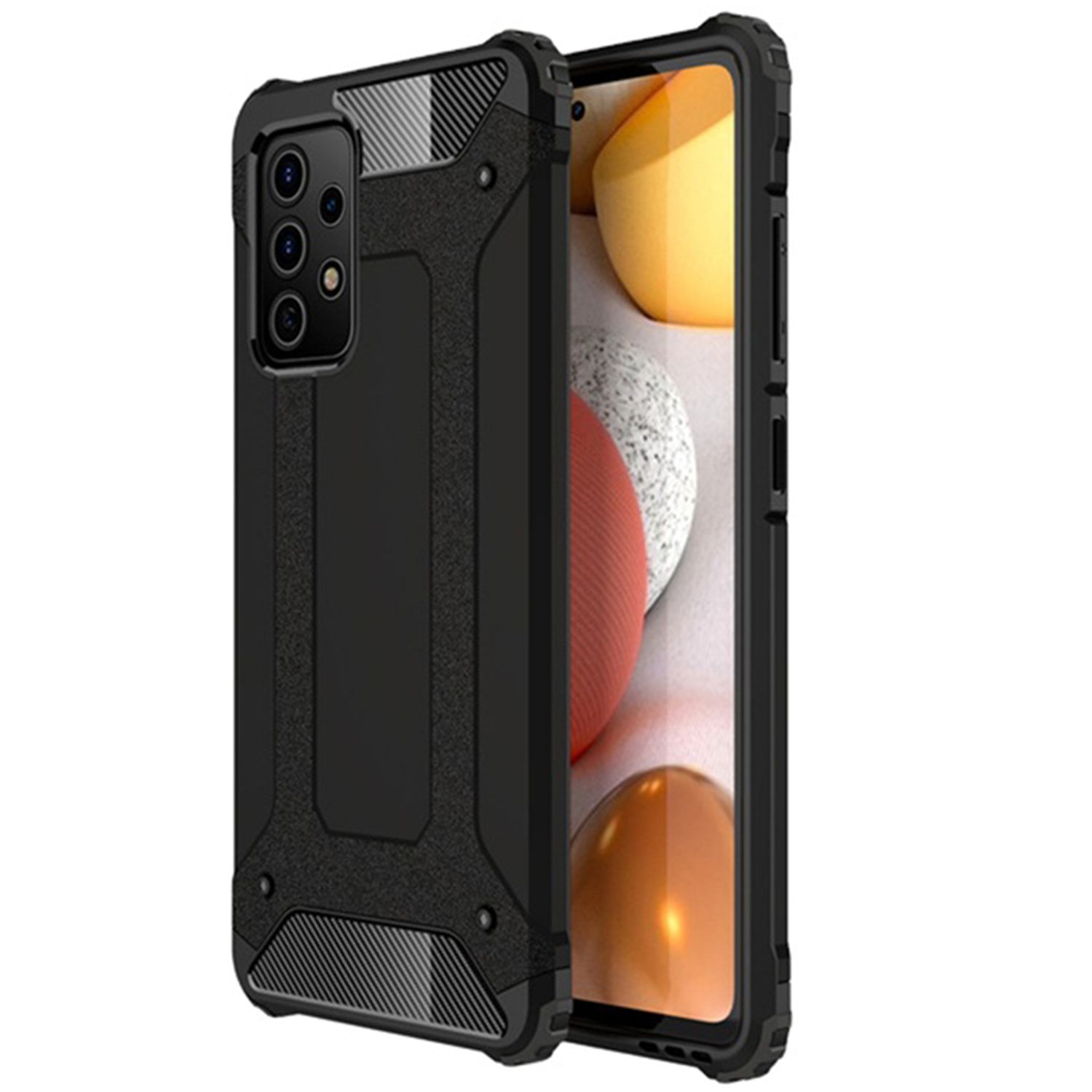 Husa Techsuit - Hybrid Armor - Samsung Galaxy A52 5G - Black fotografia produsului