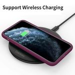 Husa premium Techsuit - Soft Edge Silicone - iPhone 11 Pro Max - Plum Violet fotografia produsului View 3 S