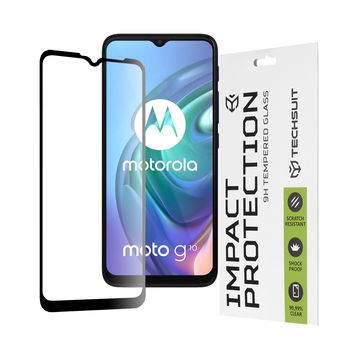 Folie sticla motorola moto g10 / g20 / g30 / g9 play / e7 plus,full cover, full glue glass, black
