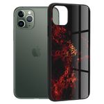 Husa cu spate din sticla Techsuit - Glaze Series - iPhone 11 Pro - Red Nebula fotografia produsului