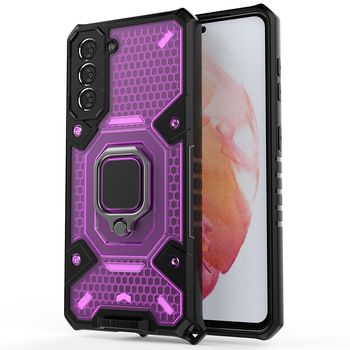 Husa techsuit - honeycomb armor - samsung galaxy s21 fe - violet