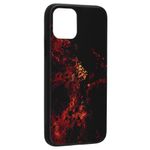 Husa cu spate din sticla Techsuit - Glaze Series - iPhone 11 Pro - Red Nebula fotografia produsului View 2 S