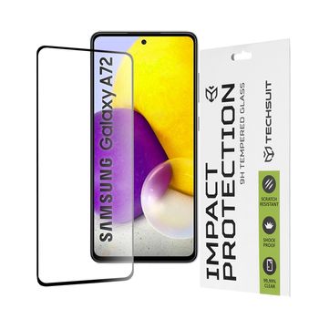 Folie sticla samsung galaxy a72 5g,full cover, full glue glass, black