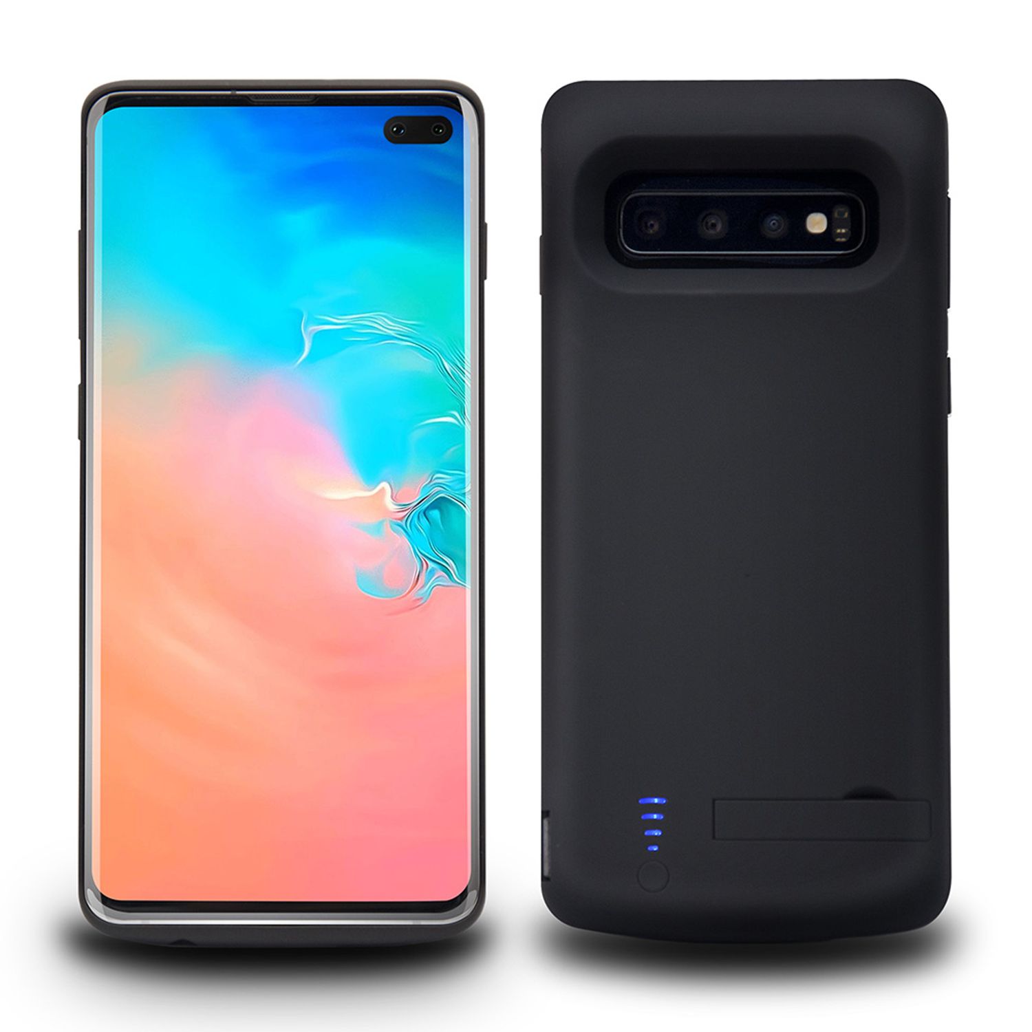 Husa cu acumulator Techsuit - Samsung Galaxy S10 Plus - 6000 mAh - Black fotografia produsului View 3 L