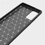 Husa Techsuit - Carbon Silicone - Samsung Galaxy Note 20 - Black fotografia produsului View 3 S