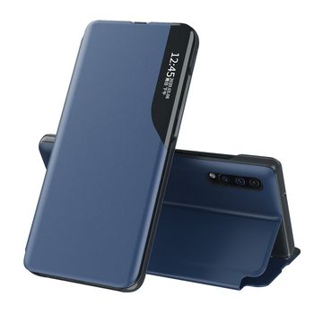 Husa tip carte techsuit - efold series - samsung galaxy a50 - dark blue