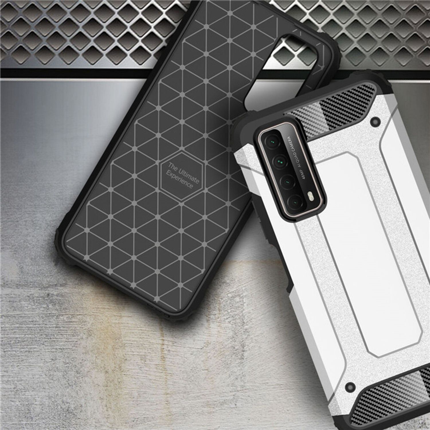 Husa Techsuit - Hybrid Armor - Huawei P Smart 2021 - Black fotografia produsului View 3 L