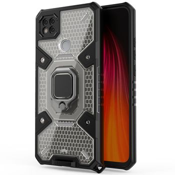 Husa techsuit - honeycomb armor - xiaomi redmi 9c - negru