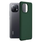 Husa premium Techsuit - Soft Edge Silicone - Xiaomi Mi 11 - Dark Green fotografia produsului
