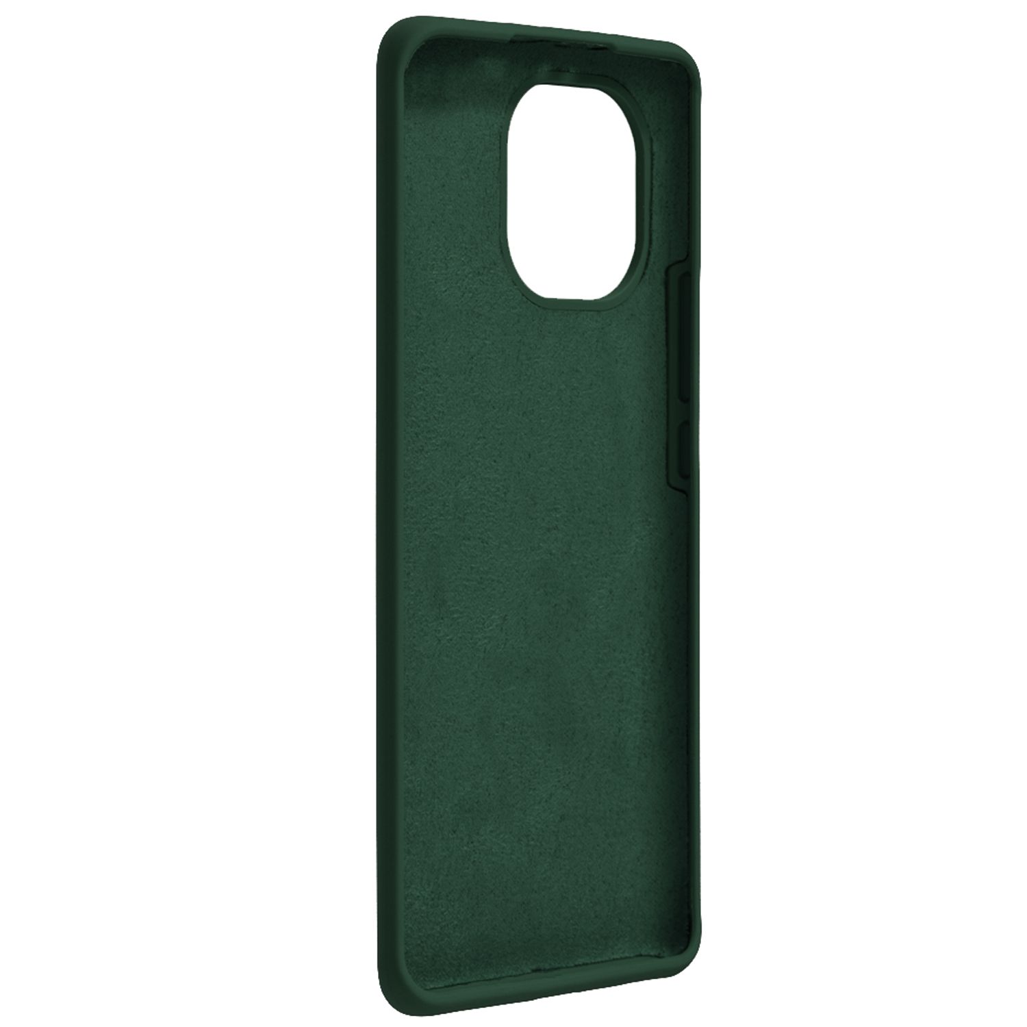 Husa premium Techsuit - Soft Edge Silicone - Xiaomi Mi 11 - Dark Green fotografia produsului View 2 L