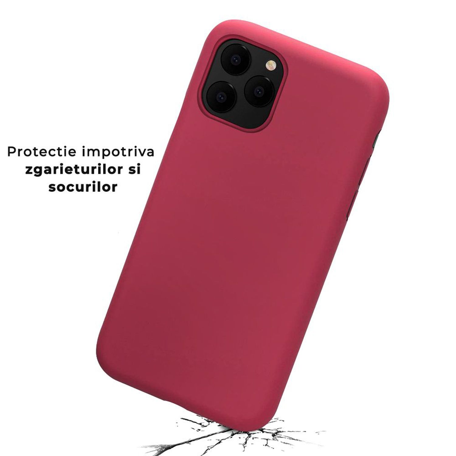 Husa premium Techsuit - Soft Edge Silicone - iPhone 11 Pro Max - Dark Green fotografia produsului View 3 L