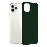 Husa premium Techsuit - Soft Edge Silicone - iPhone 11 Pro Max - Dark Green fotografia produsului