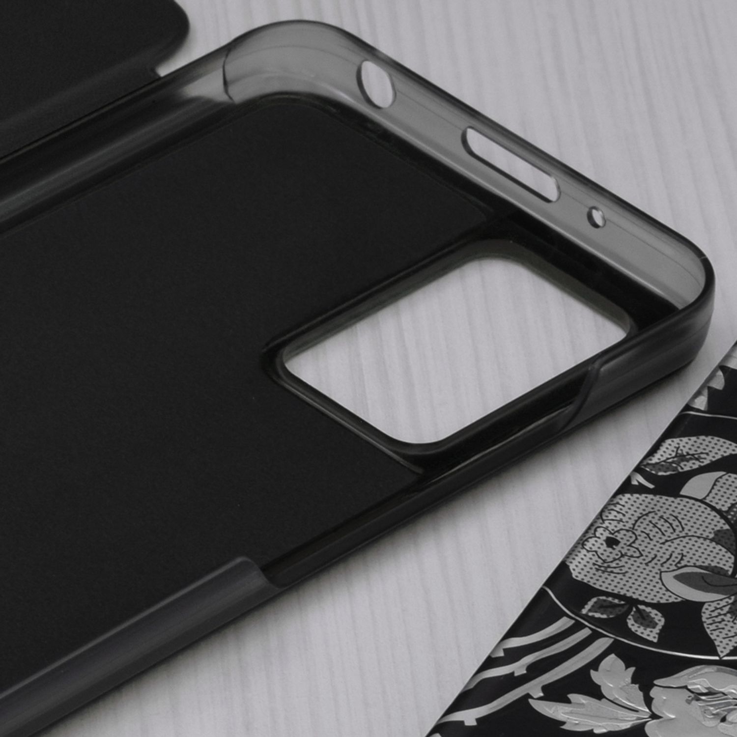 Husa tip carte Techsuit - eFold Series - Xiaomi Redmi 10 - Black fotografia produsului View 3 L