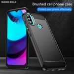 Husa Techsuit - Carbon Silicone - Motorola Moto E20 / E40 - Black fotografia produsului View 2 S
