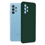 Husa premium Techsuit - Soft Edge Silicone - Samsung Galaxy A32 4G - Dark Green fotografia produsului
