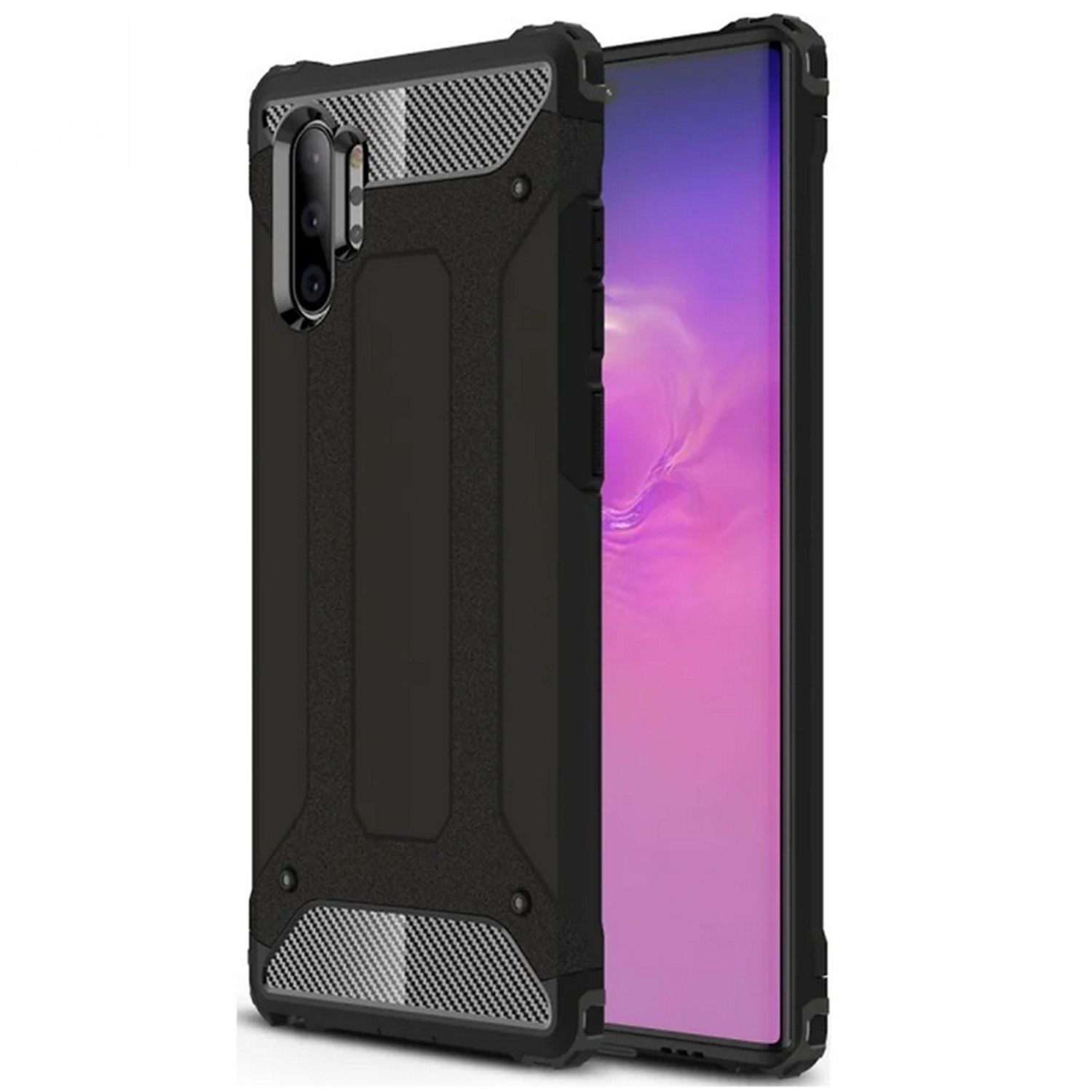 Husa Techsuit - Hybrid Armor - Samsung Galaxy Note 10 Plus - Black fotografia produsului