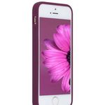 Husa premium Techsuit - Soft Edge Silicone - iPhone 5 / 5S - Plum Violet fotografia produsului View 3 S