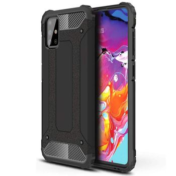 Husa techsuit - hybrid armor - samsung galaxy m31s - black