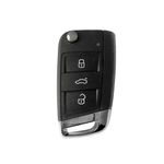 Husa din silicon pentru cheie auto Techsuit - VW Passat, Polo, Caddy, Jetta, Eos (1001.02) fotografia produsului View 2 S