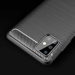 Husa Techsuit - Carbon Silicone - Huawei P40 Lite E - Black fotografia produsului View 3 S