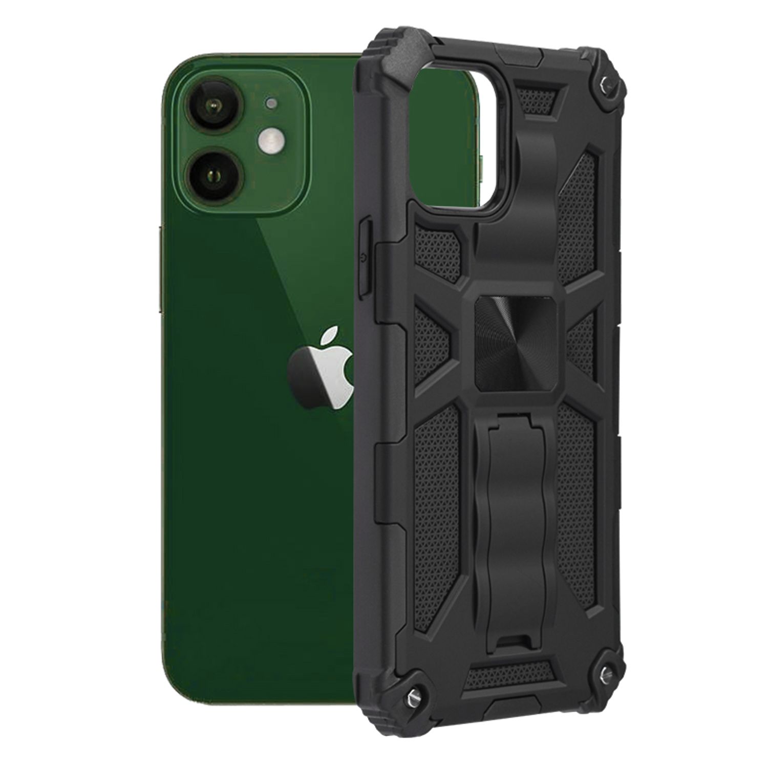 Husa antisoc Techsuit - Blazor Series - iPhone 12 / 12 Pro - Black fotografia produsului